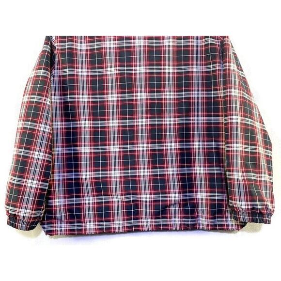 Catalina Windbreaker Jacket Women's Extra Large Red Plaid Lined - Picture 4 of 9